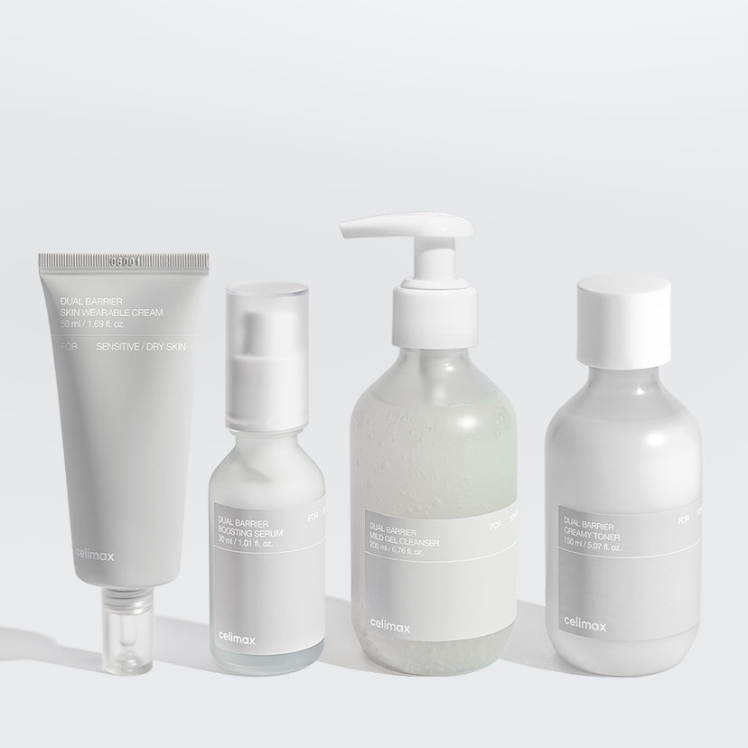 デュアルバリア 4点セット (トナー+セラム+クリーム+ジェルクレンザー)